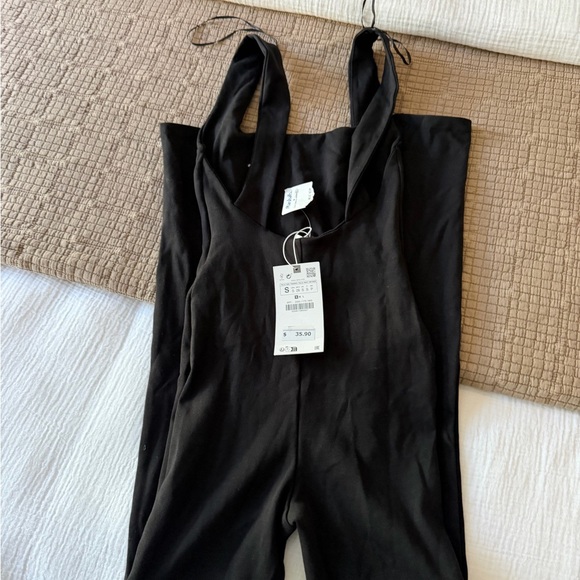 Zara Black Jumpsuit - Picture 9 of 16
